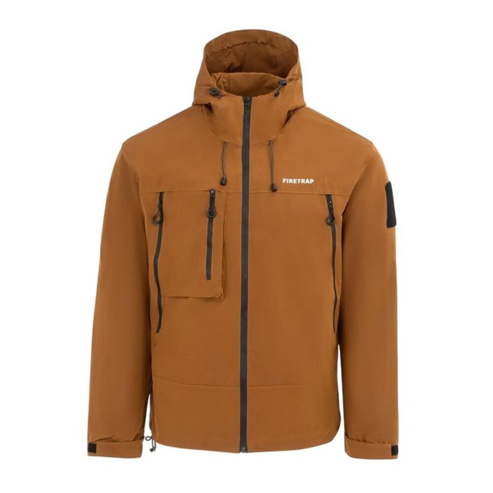 Firetrap Mens Windproof  Windbreaker / Brown